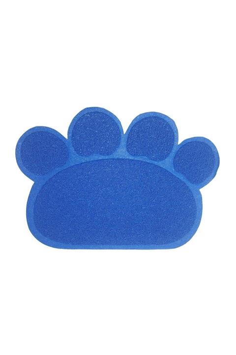 Mixpet Pati Şekilli Kedi Tuvalet Paspası Large 45x60 Cm Lacivert