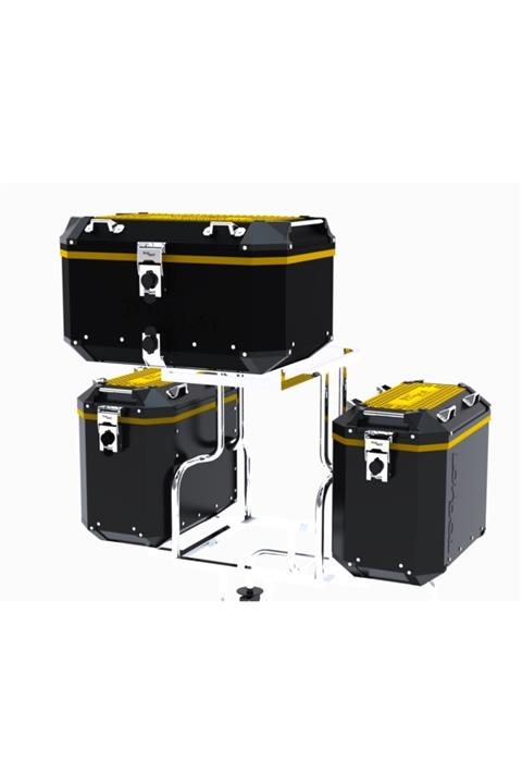 TUGMOT Togmot Siyah-sarı Üçlü Topcase