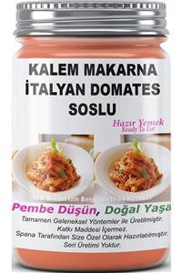 SPANA Kalem Makarna Italyan Domates Soslu Ev Yapımı Katkısız 330gr