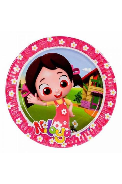 Lisanslı Niloya Karton Tabak 23 cm 40'li