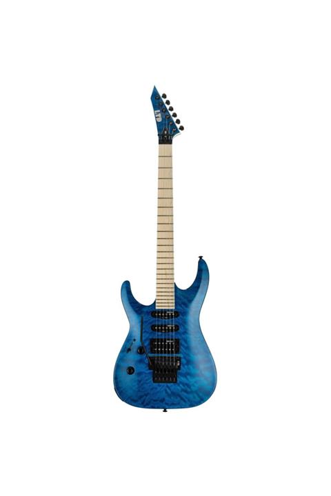 ESP LTD Mh-203qm See Thru Blue Solak Elektro Gitar