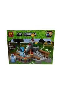 elife Es33267-1 Lego Seti Yapılandırma Oyuncağı Oyuncak Blok Minecraft My World Serisi 103 Parça