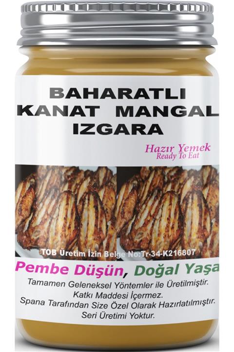 SPANA Baharatlı Kanat Mangal Izgara Ev Yapımı Katkısız 330gr