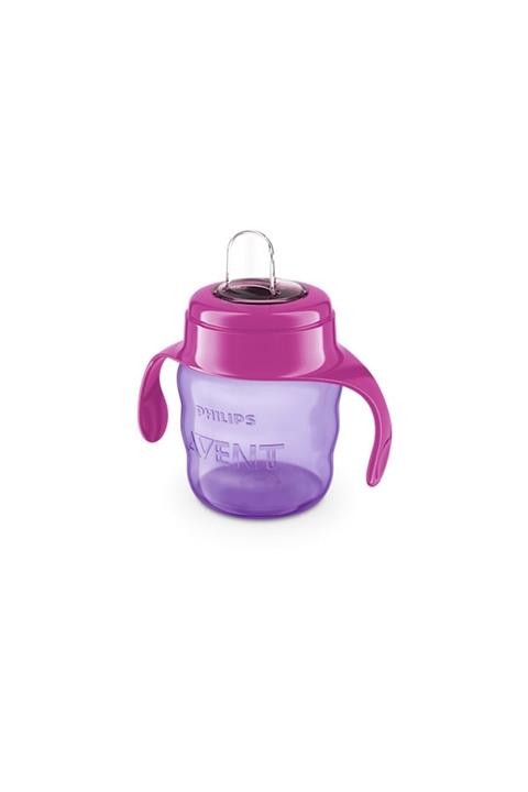 Philips Avent Eğitici Damlatmaz Bardak - Kız – 6M+ 7Oz/200Ml  Scf551/03-Lila-Pembe