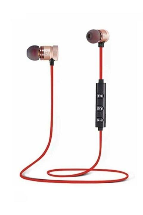 Sports Kablosuz Mıknatıslı Mikrofonlu Bluetooth Kulaklık Siyah Kulaklık223