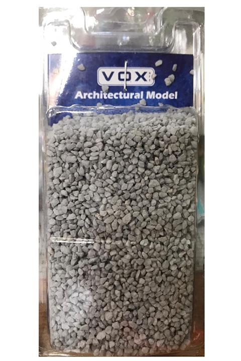Vox Art Ince Çakıl Taşı - 230 Gr - Gri