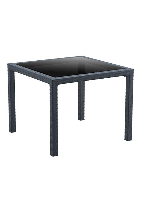 Siesta 870 Bali Bahçe Masası 94x94cm Gri