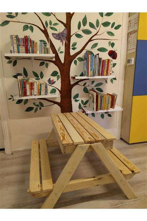 NİNNOLA Çocuk Için Bahçe Ahşap Kum Masası