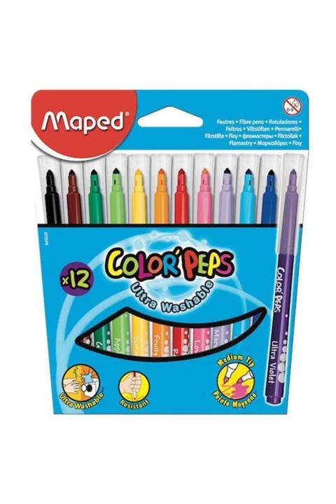 Maped Keçeli Kalem Color Peps 12 Li 845020