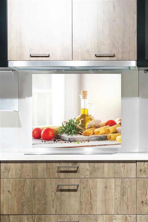 Dijitalya Yağ Oil Duvar Koruma Ocak Arkası Kaplama Mutfak Sticker