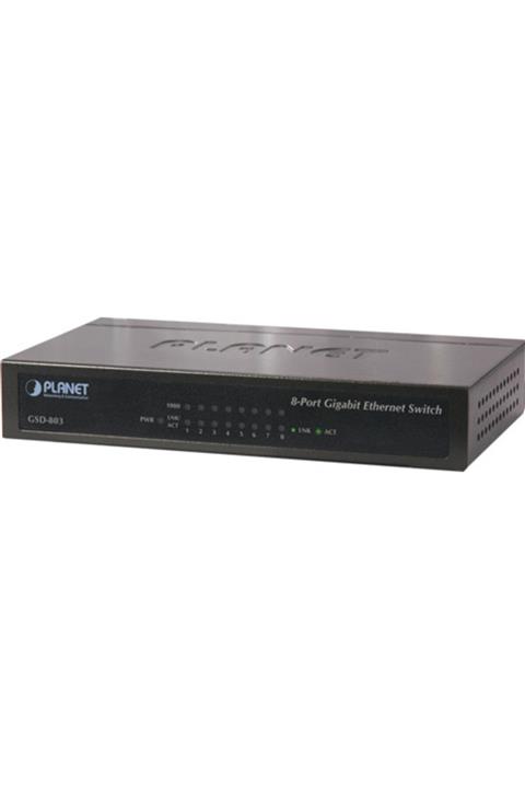 Planet 8-port Gigabit Ethernet Switch Gsd-803