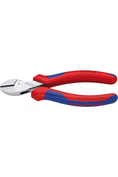 Knipex 73 05 160 Twinforce® Yüksek Performanslı Yan Keski, 180 mm