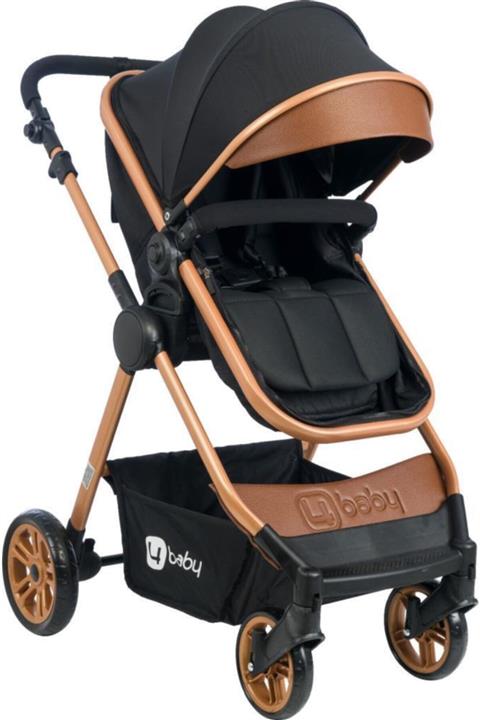 4 Baby Cool Gold Travel Sistem Bebek Arabası Siyah Babydoor