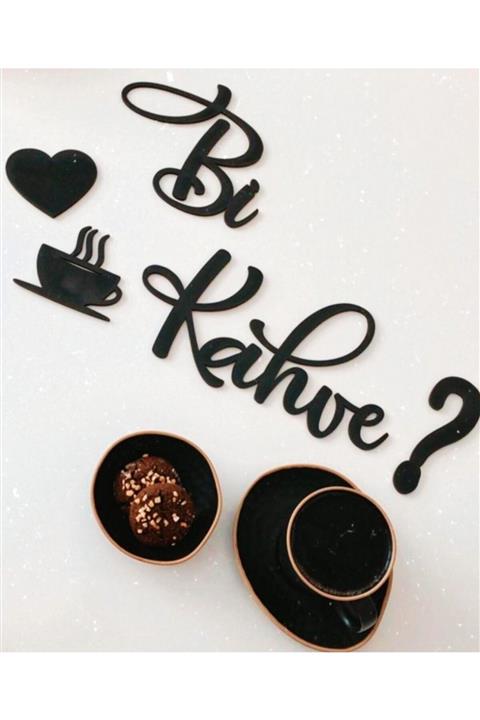 Kaya Hediyelik Bi Kahve Ahşap Mutfak Görseli