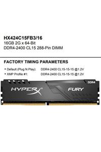 Kingston -hyperx 16gb 2400mhz Ddr4 Hx424c15fb3/16