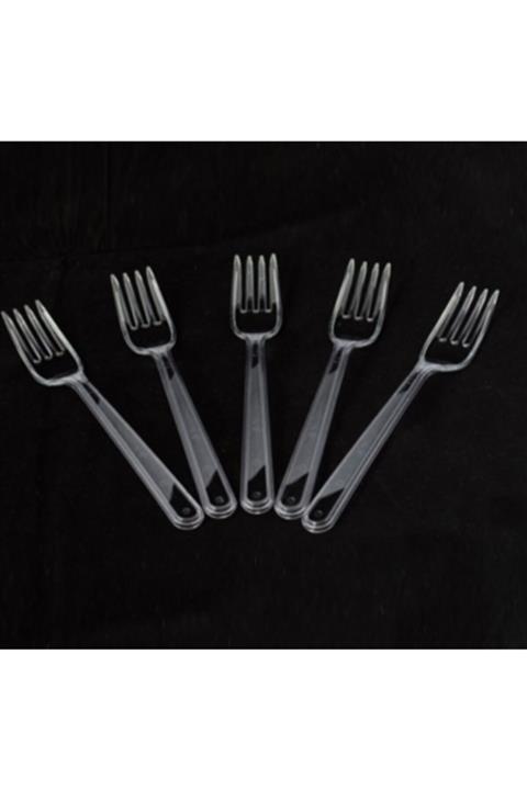 SARAY AMBALAJ Plastik Çatal (100 Adet) 16 Cm