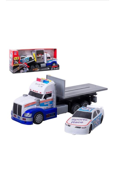 TORUTOYS Müzikli Ve Işıklı Mini Şehir Araçları Oyuncak Çekici