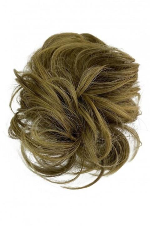 Eva Peruk Saç Lastikli Topuz Toka Röfleli