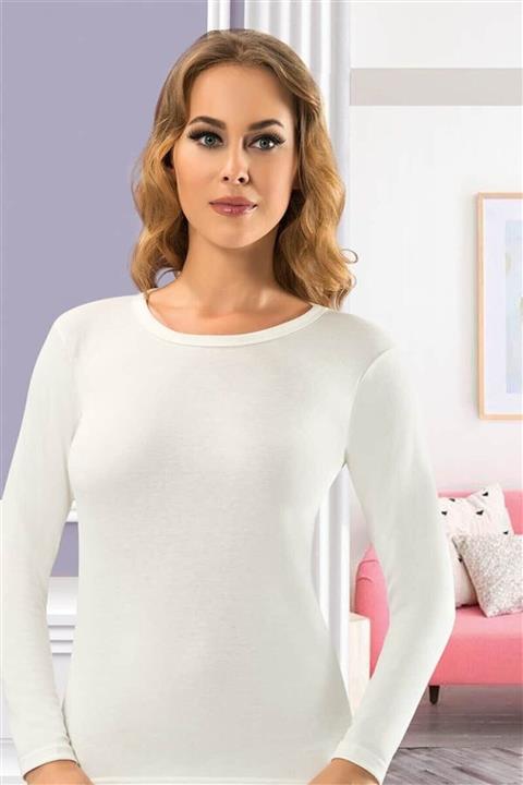 Jiber Kadın Ekru Termal Üst 590