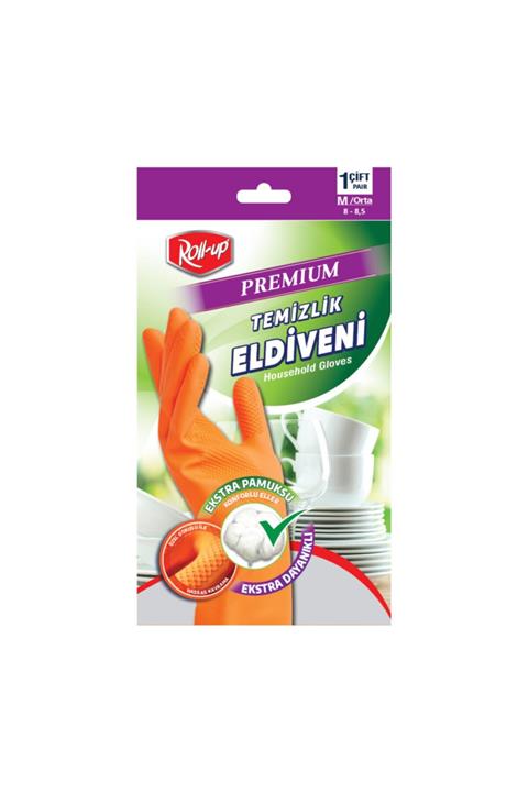 RollUp Premium Temizlik Eldiveni Medium