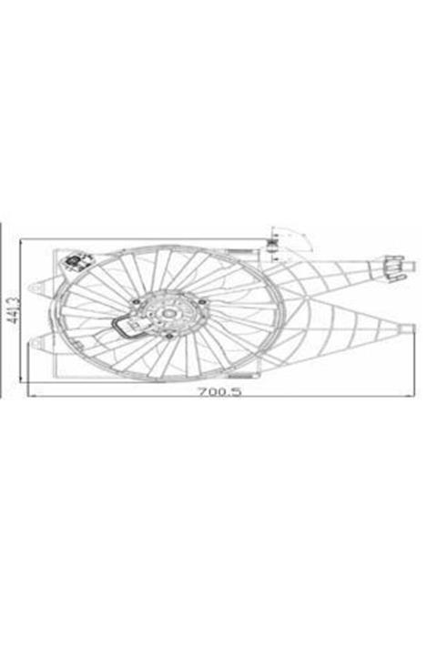 KALE Fan Motoru Linea 1.6 Jtd (ac) Davlumbazlı