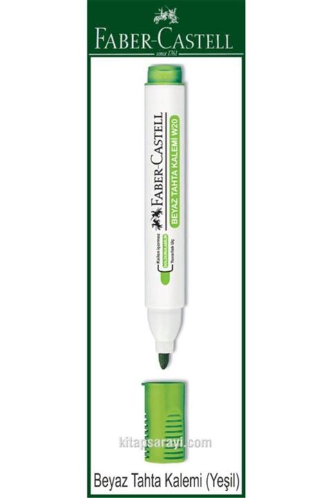 Faber Castell W20 Beyaz Tahta Kalemi Yeşil Renk