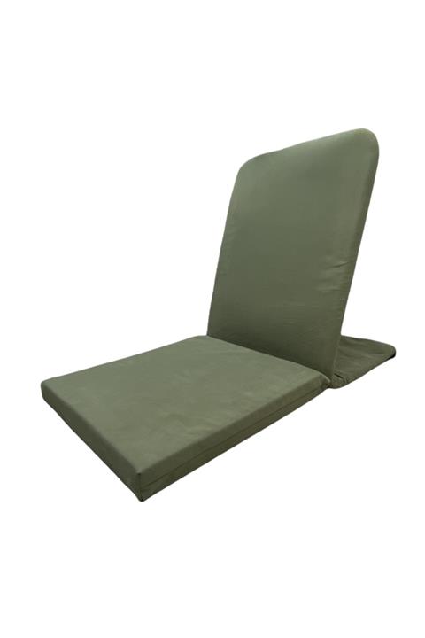 REMEGE Yeşil Backjack Meditasyon Sandalyesi Sırt Destekli Yer Minderi