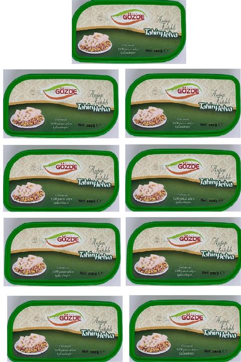 Gözde Fıstıklı Helva 350 Gr X 9 Adet