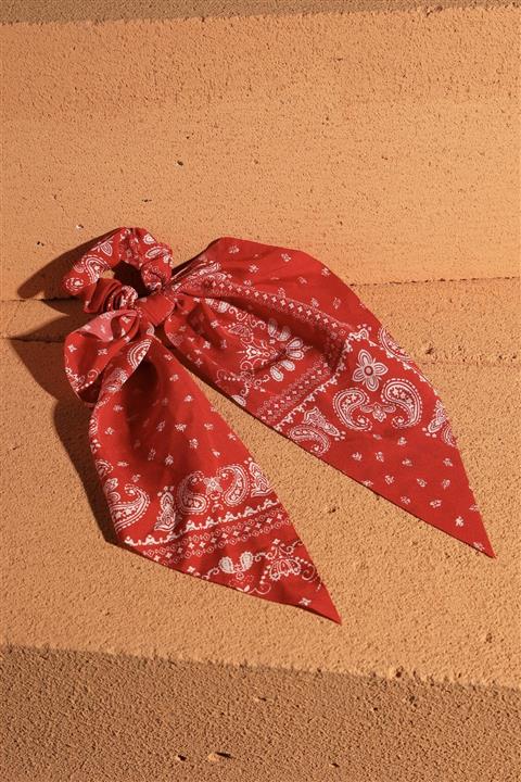 New Obsessions Şal Desenli Fularlı Saç Tokası