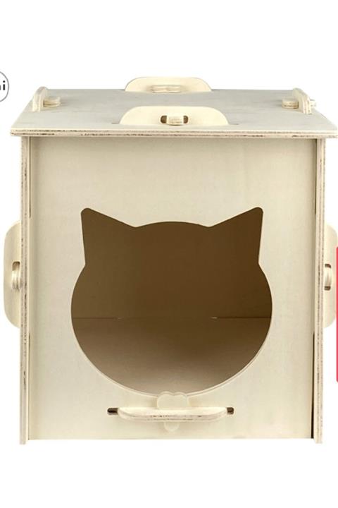 Wedotr Wedo Ahşap Kedi Evi