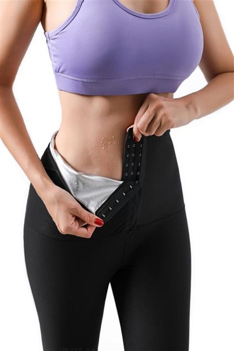 İNCEYAŞAM Termal Sauna Agraflı Tayt Terle Ve Incel Korse Sauna Tayt