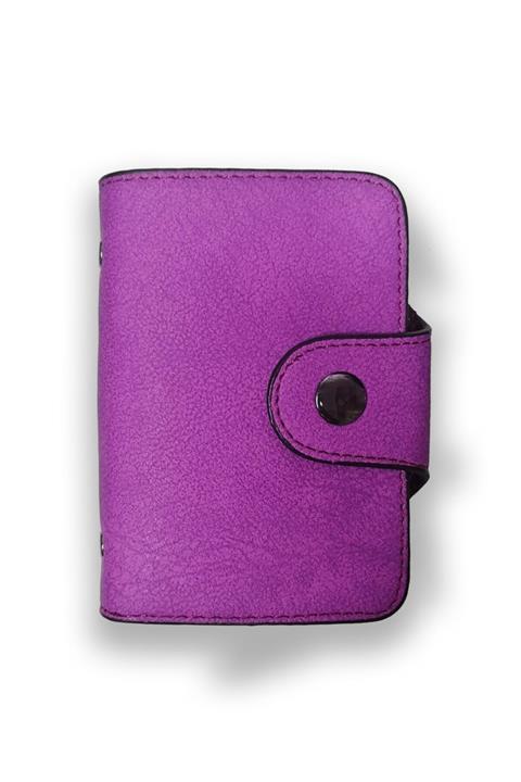 Luvenis Kadın Mor Nubuk Kartlık