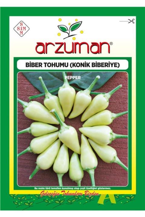 GüçlüTedarik Konik Biber Tohumu 5 Gram