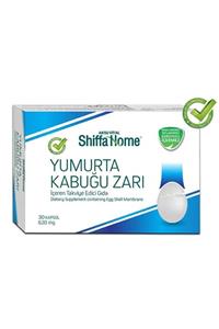 Shiffa Home Doğal Bitkisel Yumurta Kabuğu Zarı 620 mg. 30 Kapsül Aksu Vital