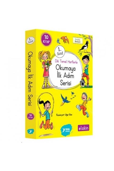 İTC STORE Yuva 1. Sınıf Dik Temel Harflerle Okumaya Ilk Adım Serisi (10 Kitaplık Set)