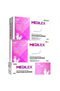 MEDİLEX L/xl Beden Muayene Eldiveni Pembe Renk