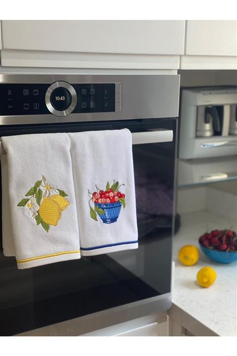 Nur Homing Limon & Kiraz 2'li Havlu