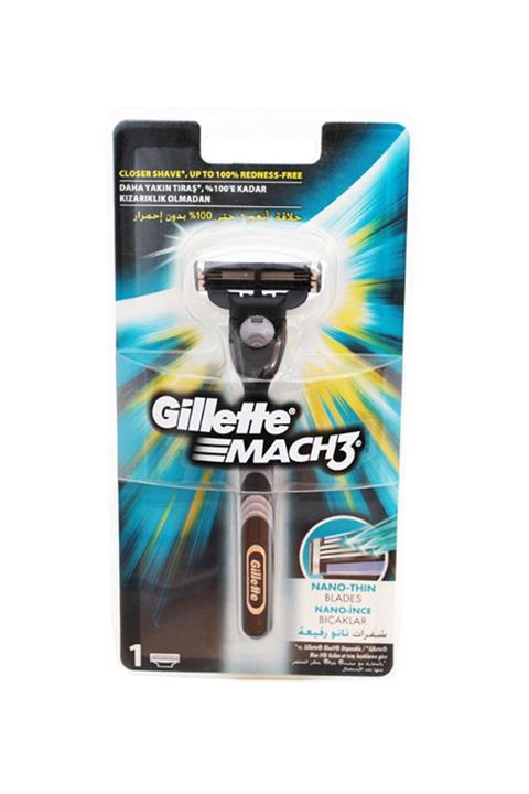 Gillette Tıraş Makinesi Mach-3 1 Başlık Yeni