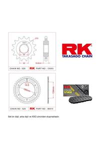 RK Honda Cbr 600 F Rk Zincir Dişli Set 525 So O-Ring 16/45T(2001-2007)
