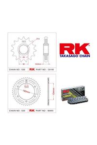 RK Honda Cbr 929 Rr Rk X-Ring Zincir Dişli Set 530 Xso-16/43T(2000-2003)