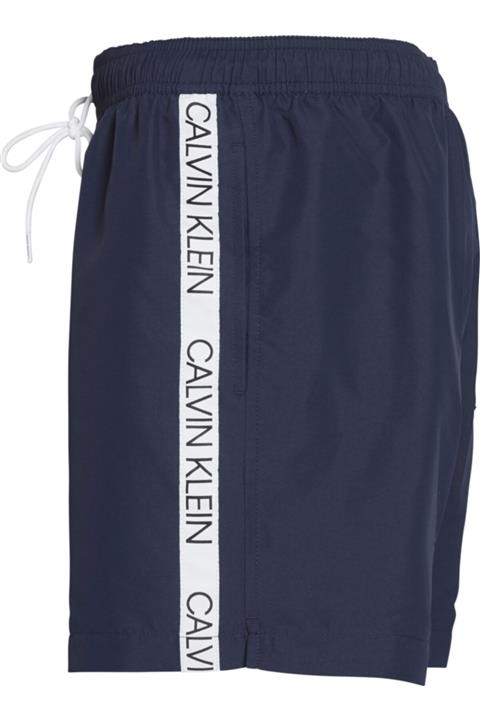 Calvin Klein Erkek Mavi Deniz Şortu Orta Boy