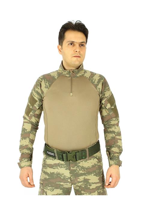 special Askeri Combat Operasyon Tişört Piyade Bej