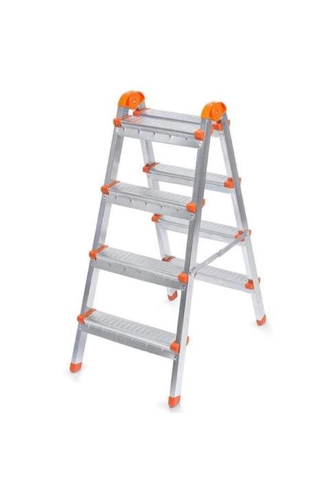DOĞRULAR 12504 Çift Çıkışlı 4+4 Metal Merdiven