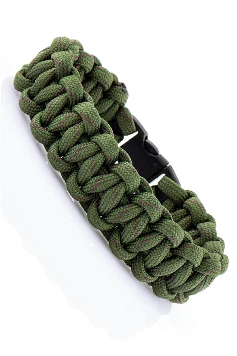 Apptakı Yeşil Survival Paracord Bileklik - Par0088