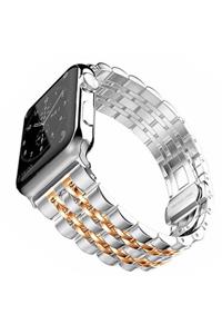 noktaks Apple Watch 44mm Krd-14 Metal Kordon Akıllı Saat Kordonu