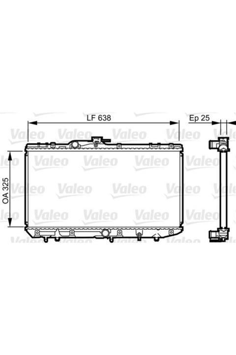 ÖZGÜÇYEDEK Motor Su Radyatoru Toyota Starlet 8996 Otomatık
