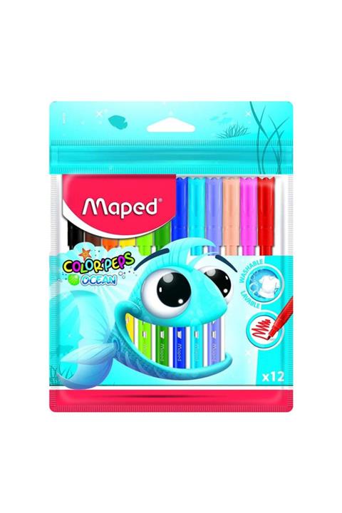 Maped Color Peps 12 Renk Keçeli Kalem 845720