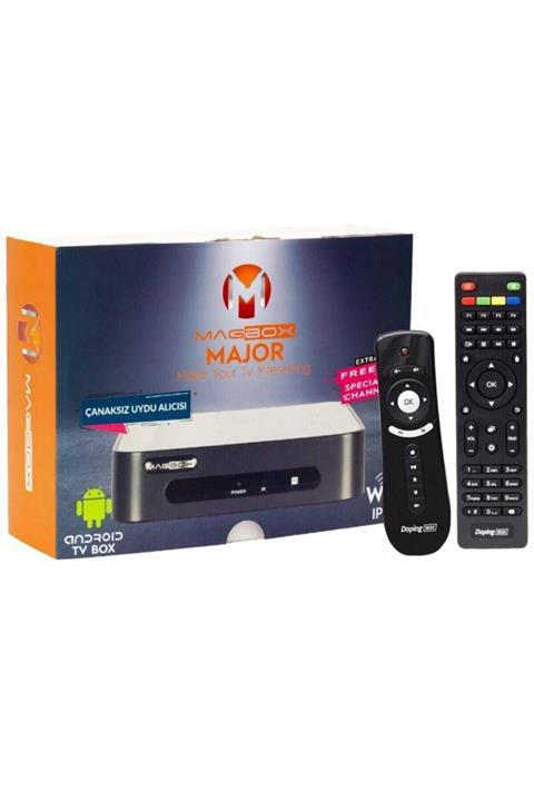 MAGBOX Major Androıd 4.2 Tunersiz Çift Kumandalı Hd Medıa Player Ip Box