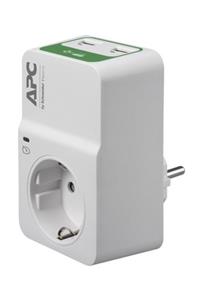 Schneider Electric APC Tekli Akım Korumalı Priz 2 USB'li PM1WU2-GR