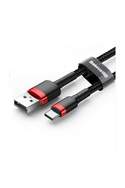 Baseus Cafule Kablo USB For Type-C 2A 2.0 M Siyah